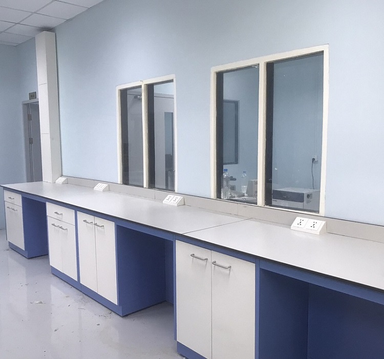 16mm Light Grey Chemical Resistant Matt Finish Phenolic HPL Compact Laminate Board for Laboratory Worktop
