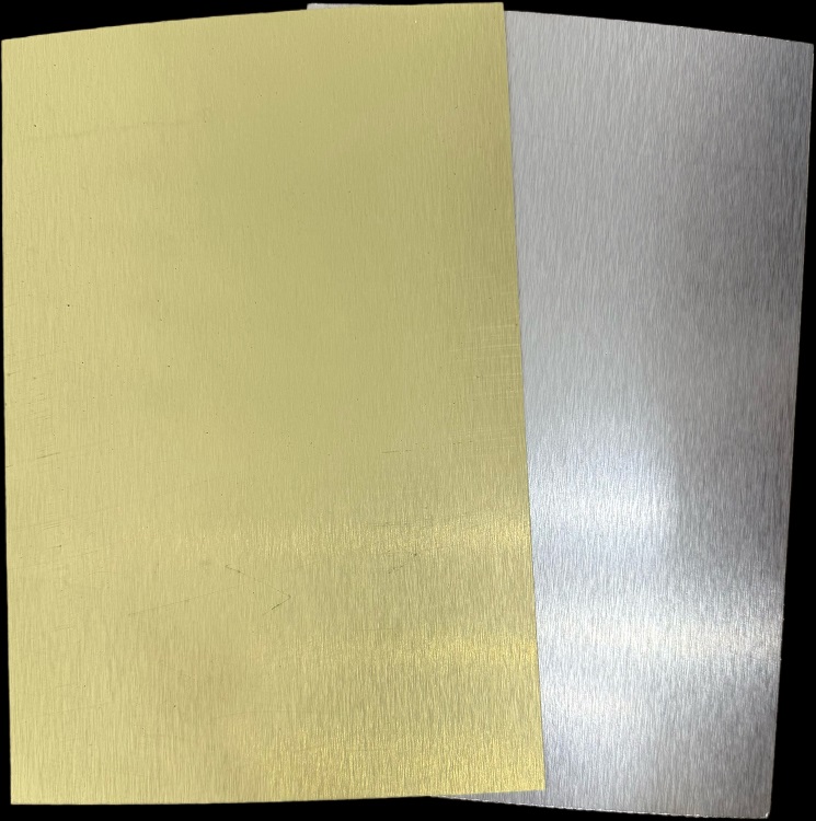 Aluminum Gloden Silver Copper Brushed Metallic Formica HPL High Pressure Laminate Sheet