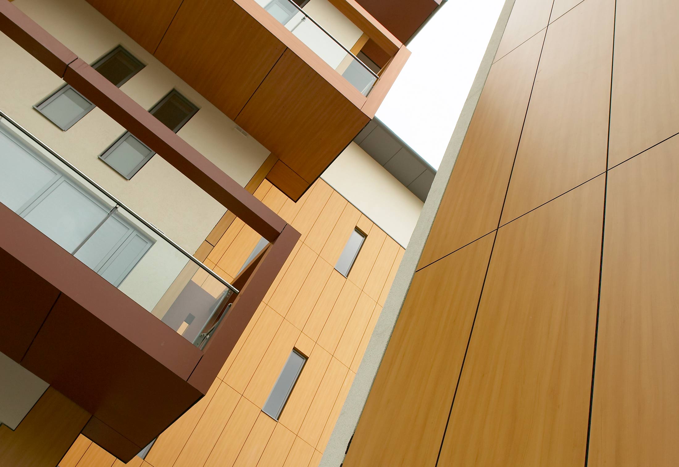 placas de exterior HPL weather resistant outdoor Phenolic Resin Compact Board Wall Panel Facade