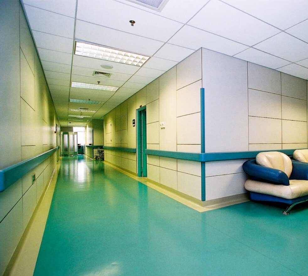 1220*3050mm Anti Bacterial Phenolic Resin HPL Compact Laminate Board for Medical Clinic Hospital Cleanroom Corridor Compartment