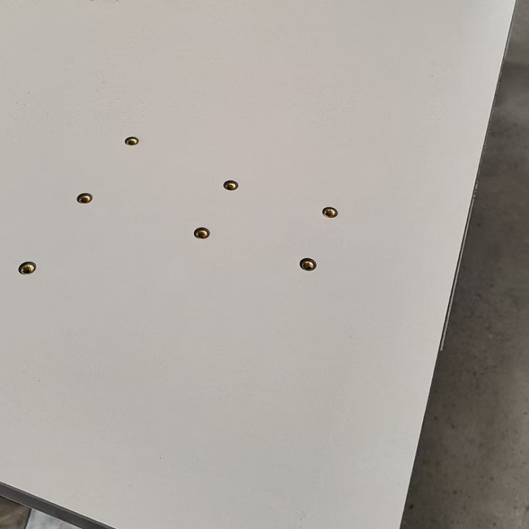 13mm Pre-Buried M6 Nuts HPL Compact Laminate Tabletop Phenolic Resin Board