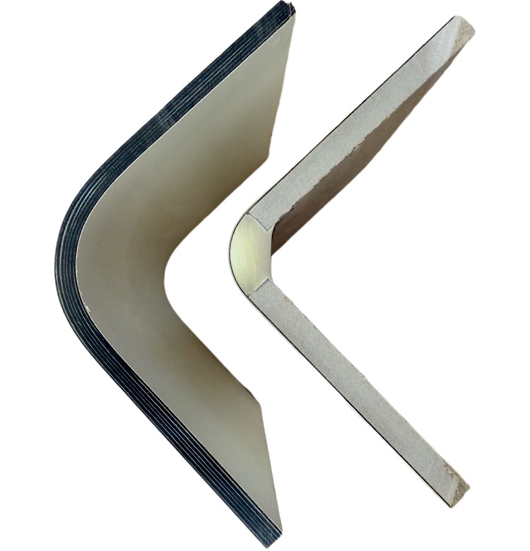 Post Forming HPL Phenolic High Pressure Laminate Sheet Compact Board for Wall Cladding Corner Reception Tabletop