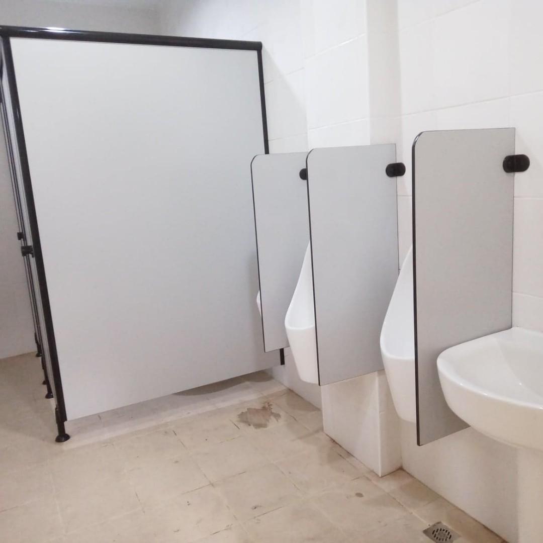 10mm 12mm Waterproof Toilet Partition Cubicles Divider  Phenolic HPL Compact Laminate Board