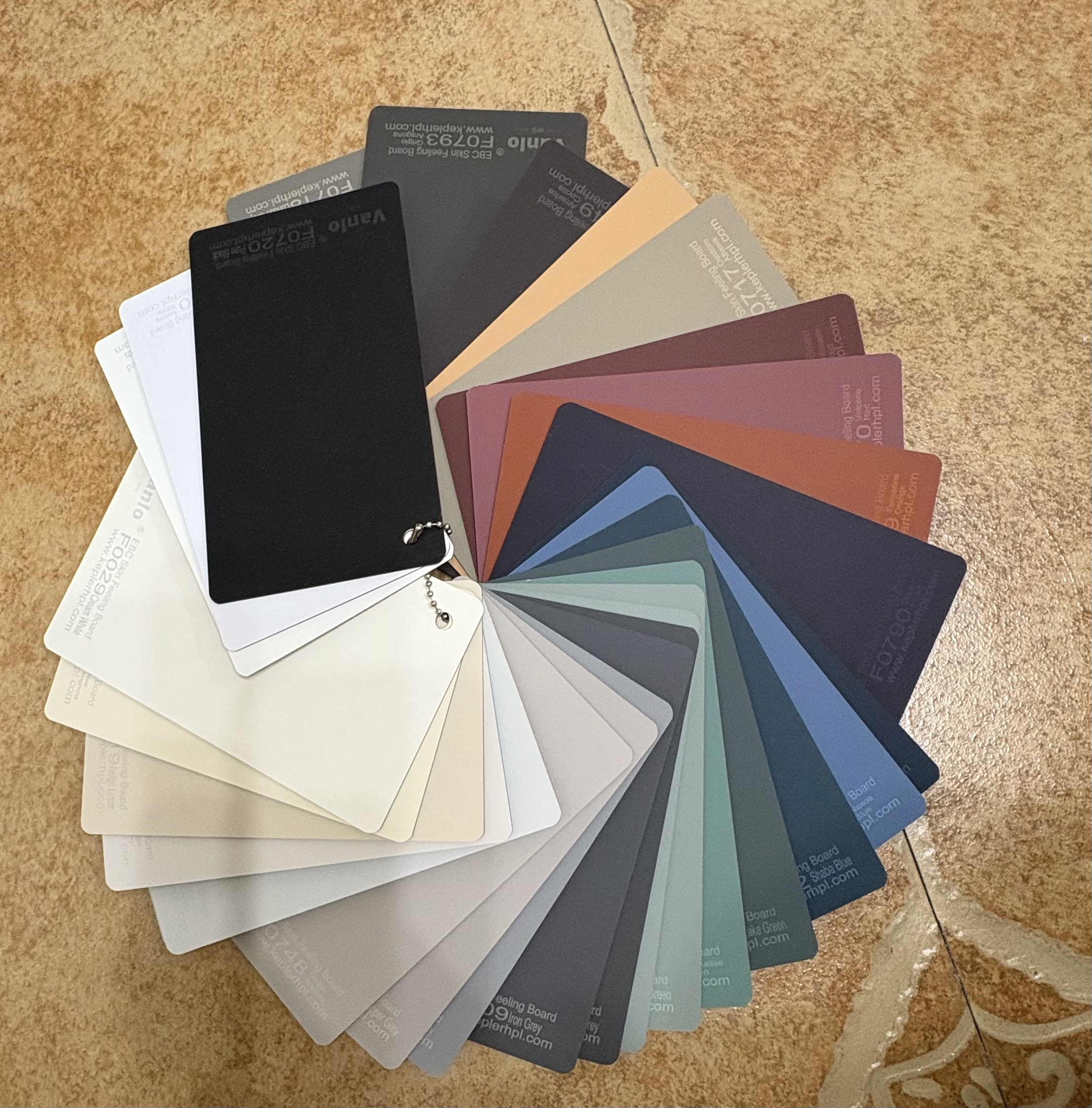 Kitchen cabinet EBC Nano surface skin feel laminate formica sheet