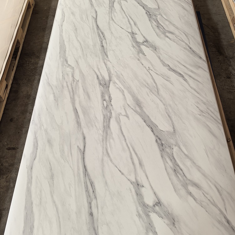 0.6mm Post Forming White Marble Formica High Pressure Laminate Sheet