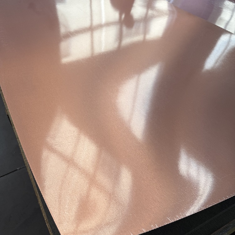 Copper Brushed Finish 0.8mm Formica HPL High Pressure Laminate Sheet