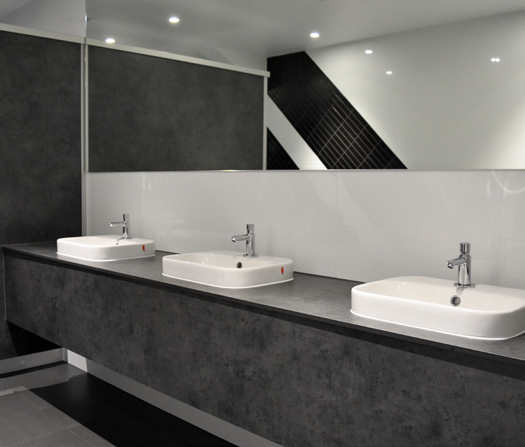 Waterproof HPL Phenoic Compact Laminate Board for Vanities Washbasin Sink Countertop