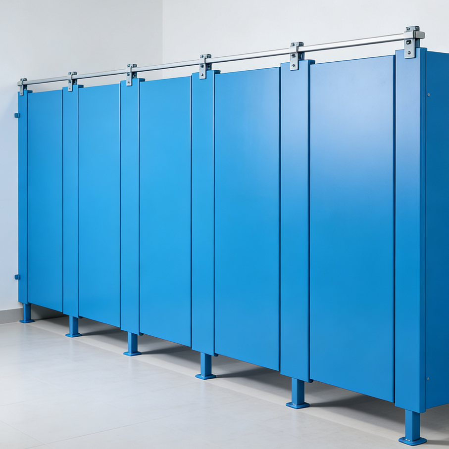 Waterproof Phenolic Resin HPL Compact Laminate Board for Toilet Cubicle Shower Partition Urinal Divide Screen