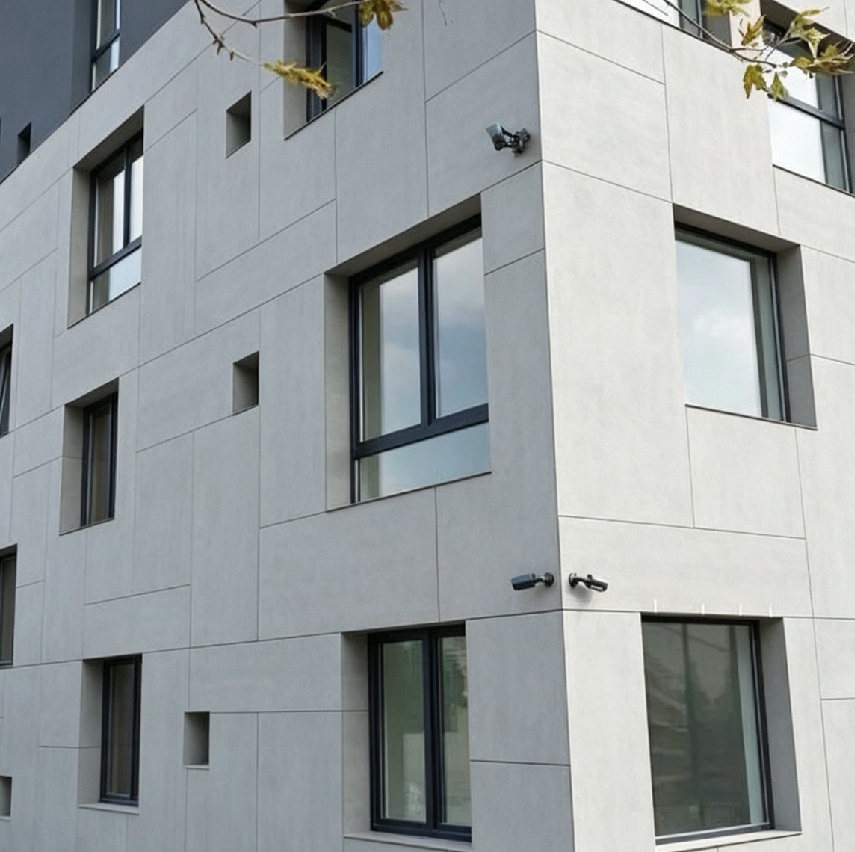 Phenolic HPL Facade Exterior Wall Cladding 6/8/10mm Compact Laminate Board