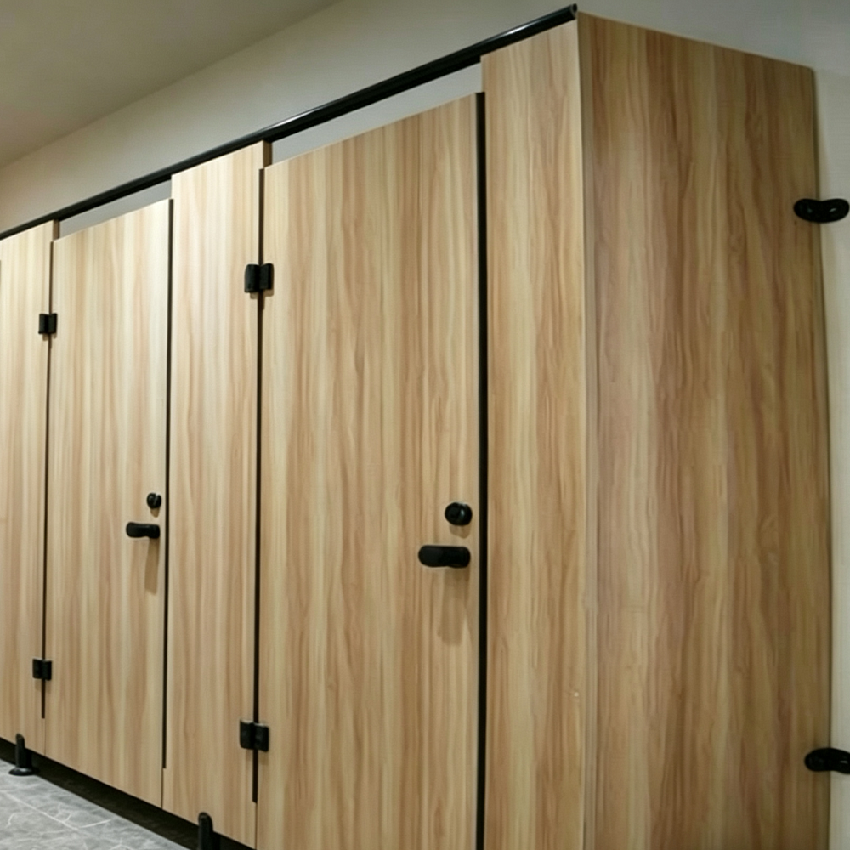 4'*6' 6'*8' 10mm 12mm Phenolic HPL Toilet Cubicles Compact Laminate Board Shower Partition