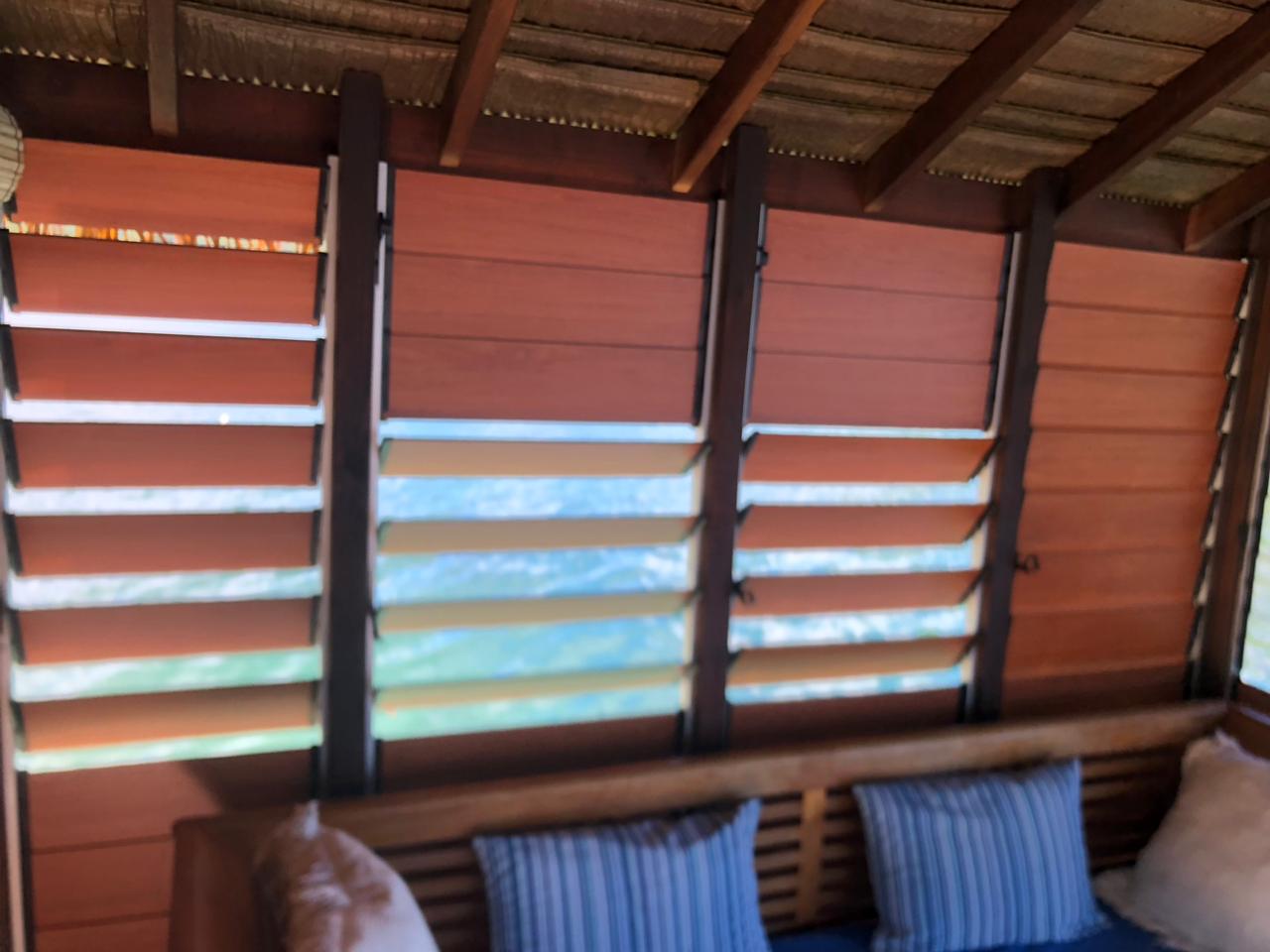 HPL cladding 6MM weather resistant customized shape shutter slat panel