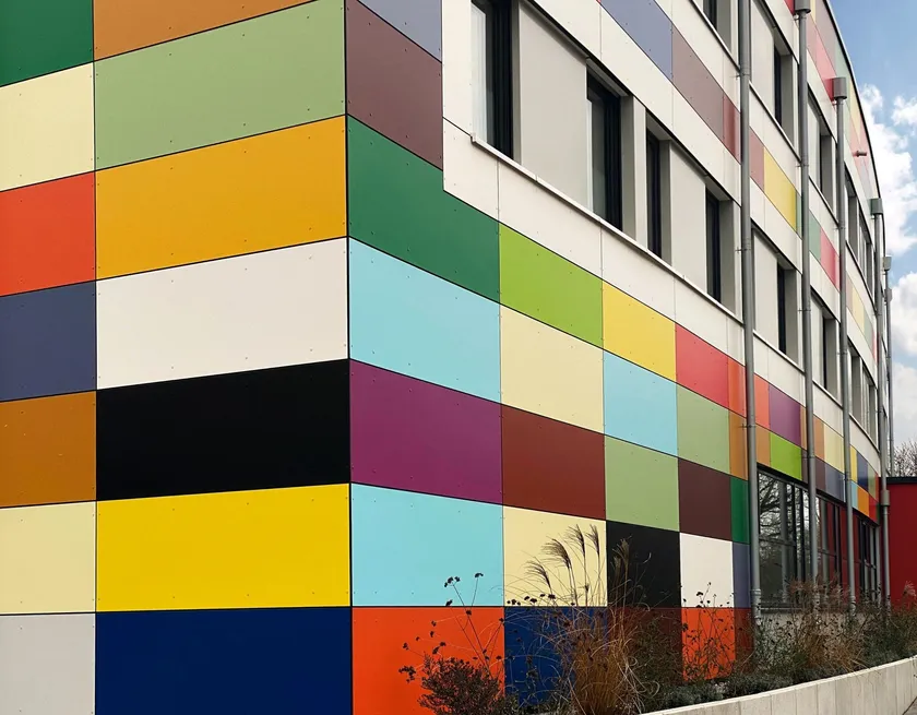 HPL cladding 8MM weather resistant Anti-UV exterior facade